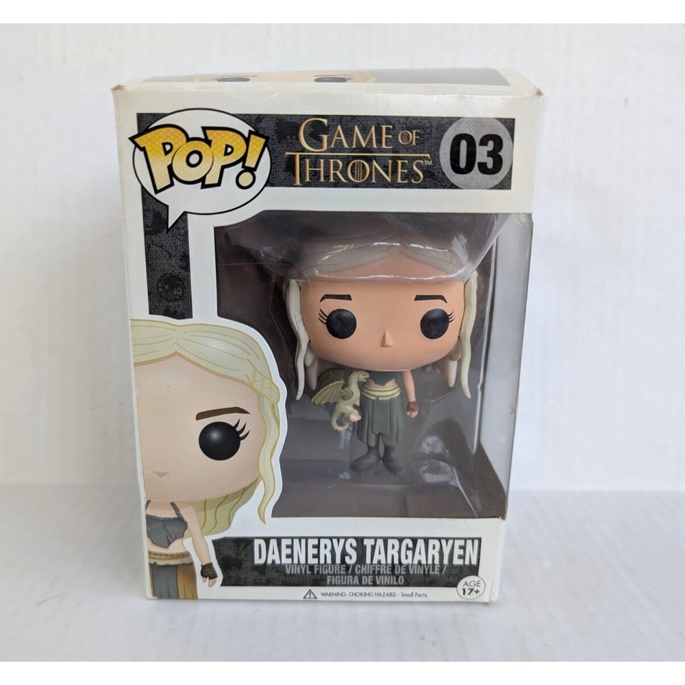 Daenarys Targaryen Funko Pop 03‎ Gold Dragon Chase Error Game of Thrones